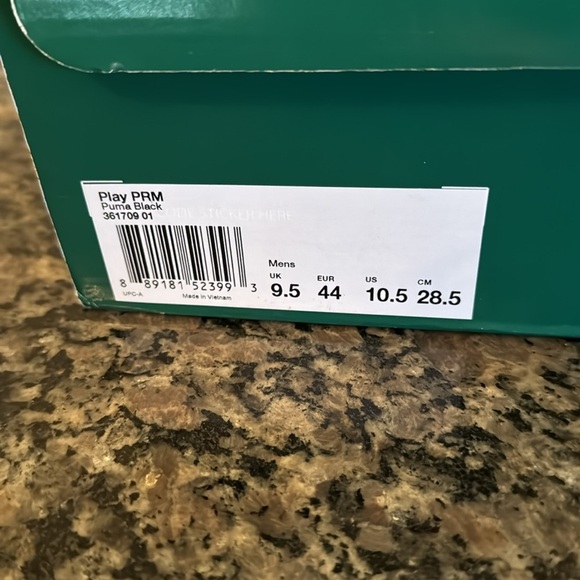 Puma Play PRM black NIB 10.5 - Picture 9 of 9